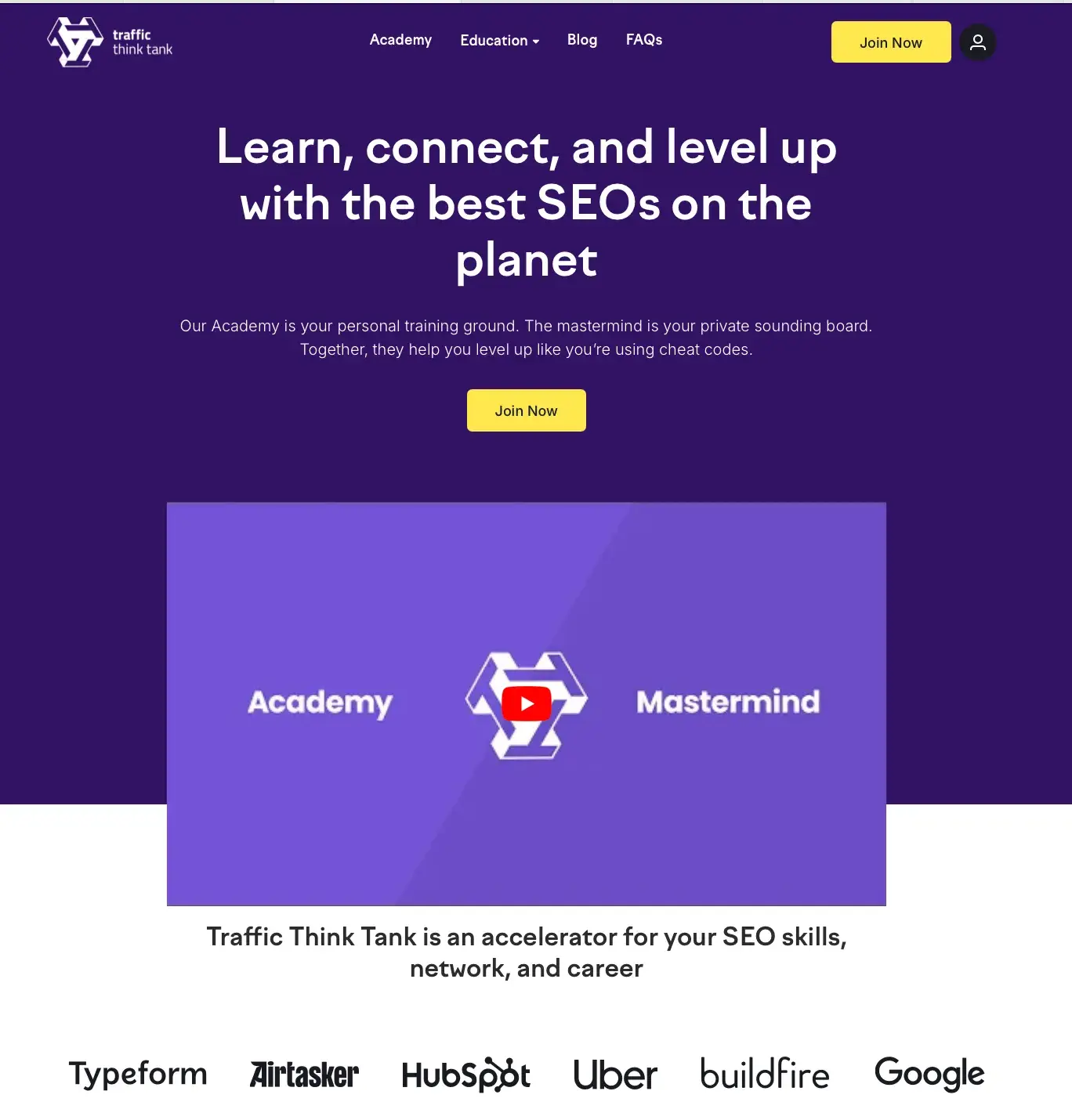 digital marketing website, traffic think tank